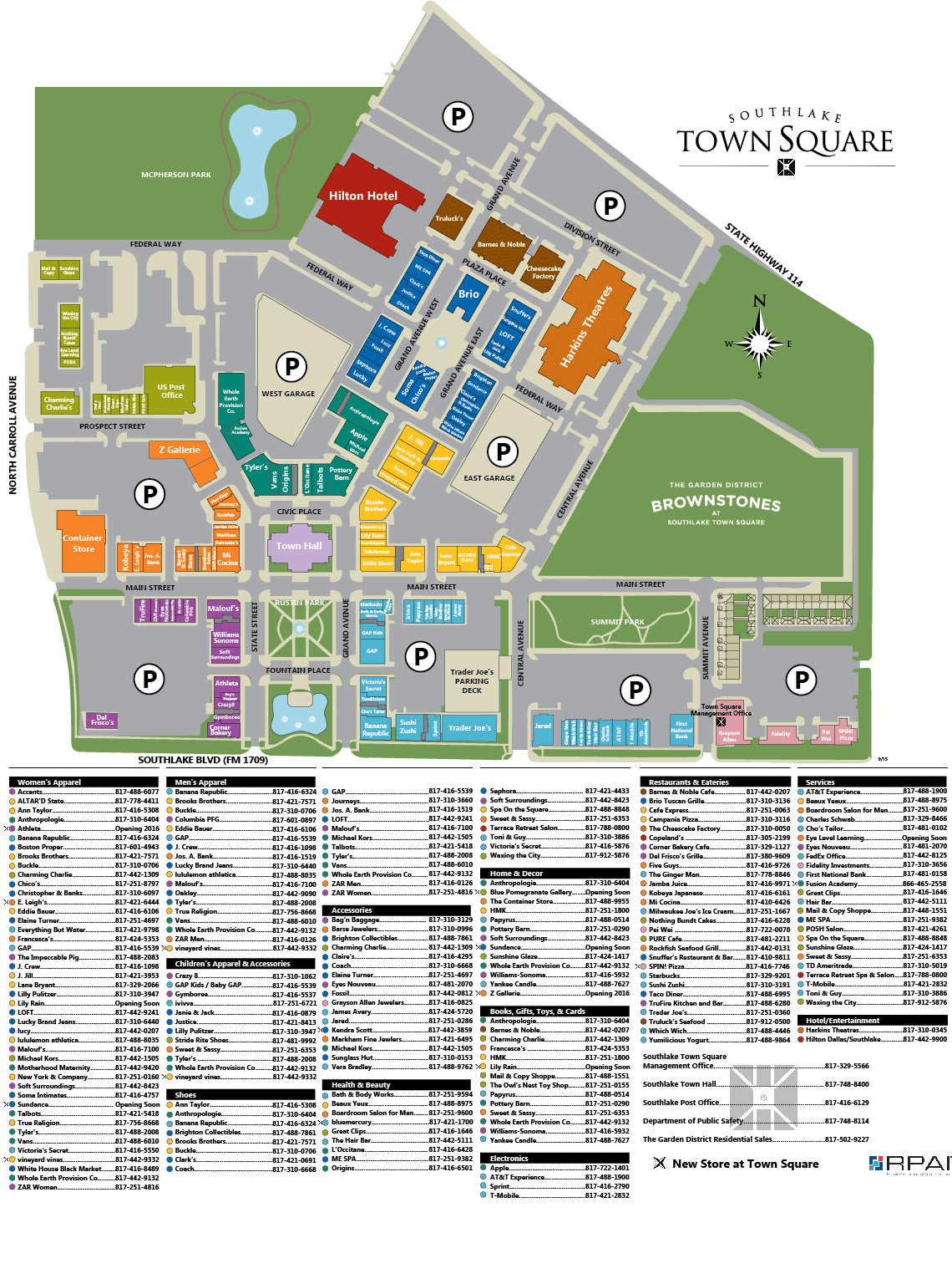 Houston Galleria Map Pdf