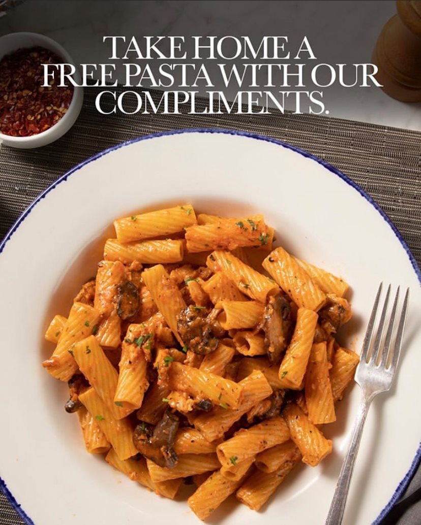 Free Pasta! | Southlake Town Square